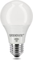 Groenovatie LED Lamp E27 Fitting - 5W - 117x60 mm - HF Bewegingssensor - Warm Wit