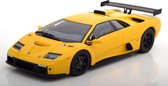 Lamborghini Diablo GTR 1999 Geel 1-18 GT Spirit ( Made by Kyosho ) Limited 500 Pieces