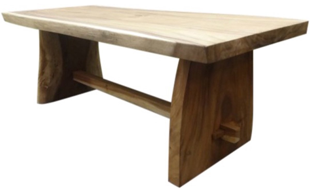 Boomstamtafel 200 x 90 x 77,5 bladdikte 8 cm