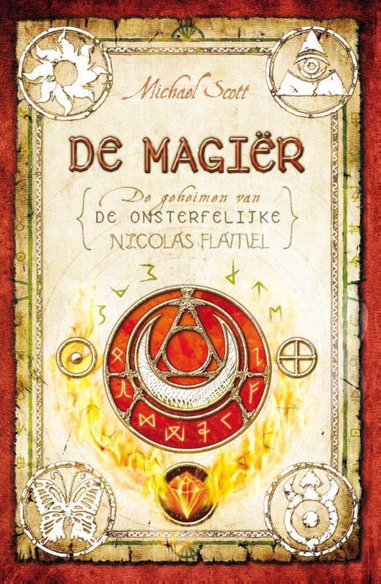 Cover van het boek 'De magier' van Michael Scott