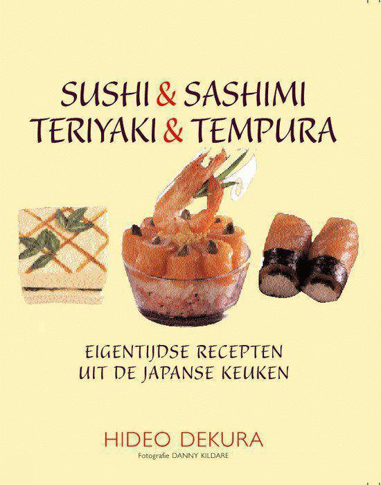 Cover van het boek 'Sushi & sashimi, teriyaki & tempura'