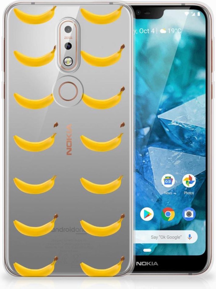 Nokia 7.1 Siliconen Case Banana