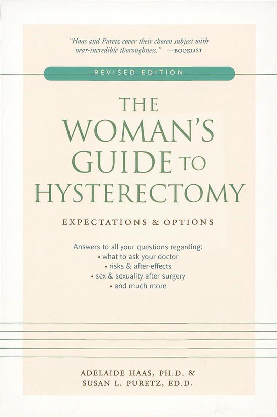 The Woman's Guide to Hysterectomy - cover