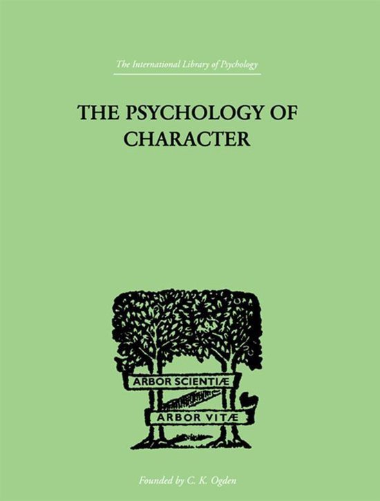 The Psychology Of Character - cover