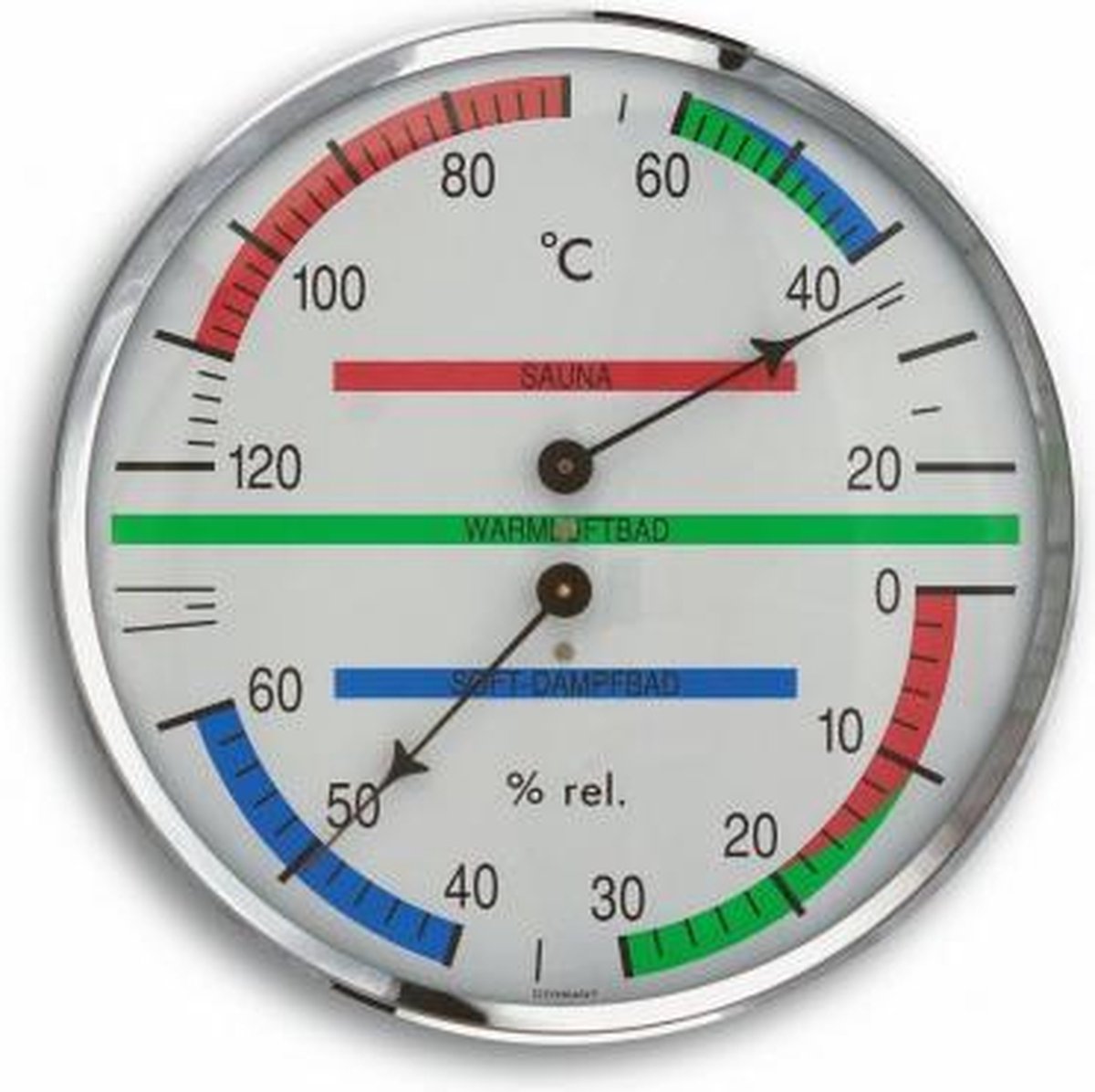 Goedkoopste Sauna-Thermo-Hygrometer, Ø 136mm