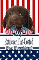 My Retriever Flat-Coated for President