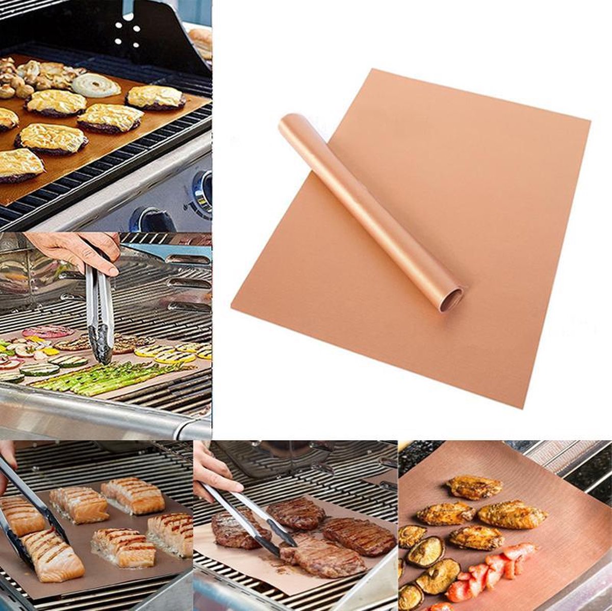 Teflon Barbecue Mat - 2 stuks - Ovenbestendig