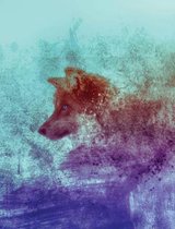 Solo Wolf Mountain Composition Notebook, Graph Paper
