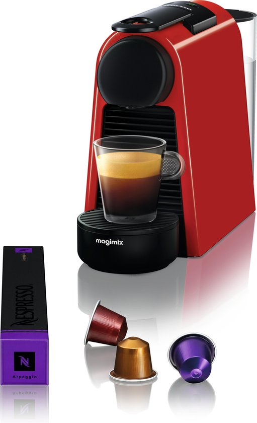 Nespresso Magimix Essenza Mini M115 Koffiecupmachine - Ruby Red