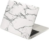Hardcover Case Cover Geschikt Voor Apple Macbook Pro 13 13.3 Inch 2016/2017/2018/2019 Hard Shell Hoes - Notebook Sleeve Skin Protector - Marble Wit