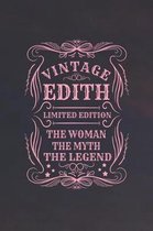 Vintage Edith Limited Edition the Woman the Myth the Legend