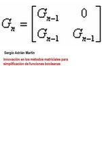Innovación en los Métodos Matriciales para Simplificación de Funciones Booleanas.