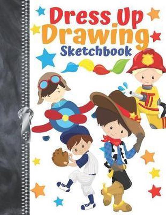 Dress Up Drawing Sketchbook, Krazed Scribblers 9781096022879 Boeken