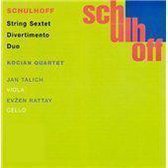 Schulhoff: String Sextet, Divertimento, Duo / Talich, et al