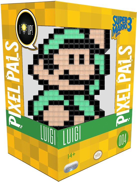 PIXEL PALS マリオ ルイージ ライト PIXEL PALS マリオ ルイージ ライト Pixel Pals - Lichtfiguur - Luigi