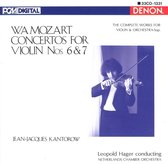 W. A. Mozart Concertos for Violin Nos. 6 & 7