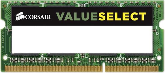 Corsair ValueSelect CMSO4GX3M1C1600C11 4GB DDR3L SODIMM 1600MHz (1 x 4 GB)