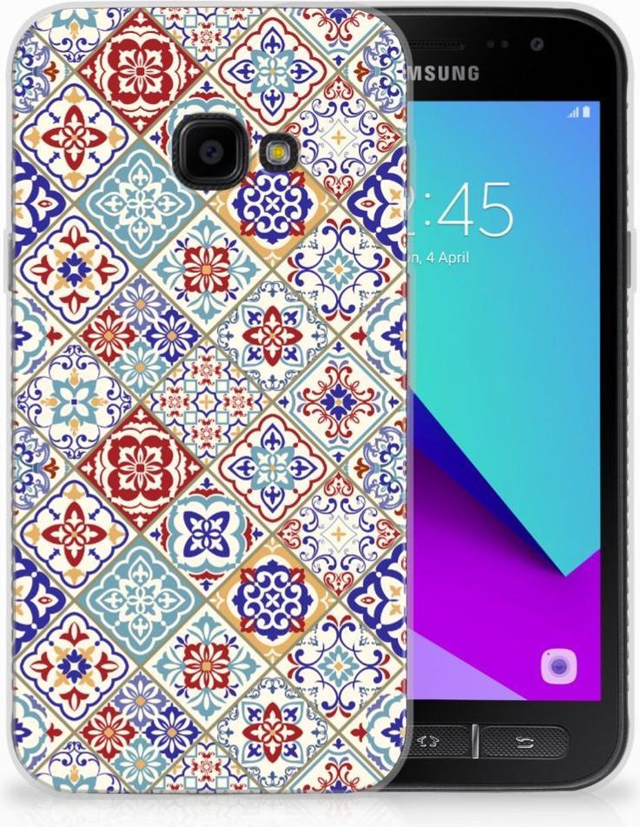 Samsung Galaxy Xcover 4 | Xcover 4s TPU Siliconen Hoesje Tiles Color