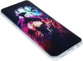 Leeuwen kleur siliconen hoesje Geschikt voor Samsung Galaxy S8 Plus