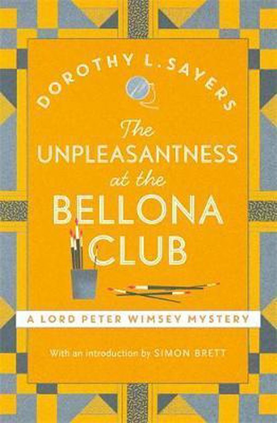 Unpleasantness At The Bellona Club - cover