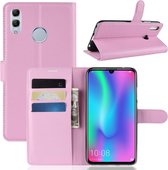 Book Case - Geschikt voor Huawei P Smart 2019 / Honor 10 Lite Hoesje - Pink