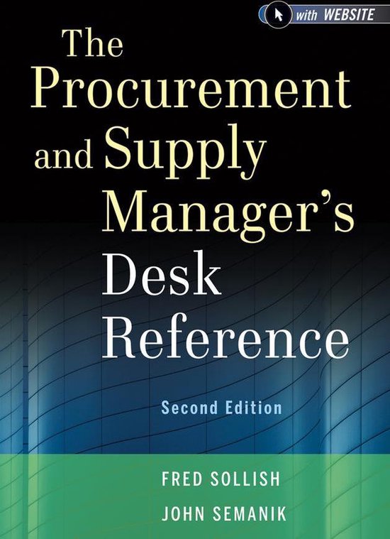 The Procurement and Supply Manager's Desk Reference