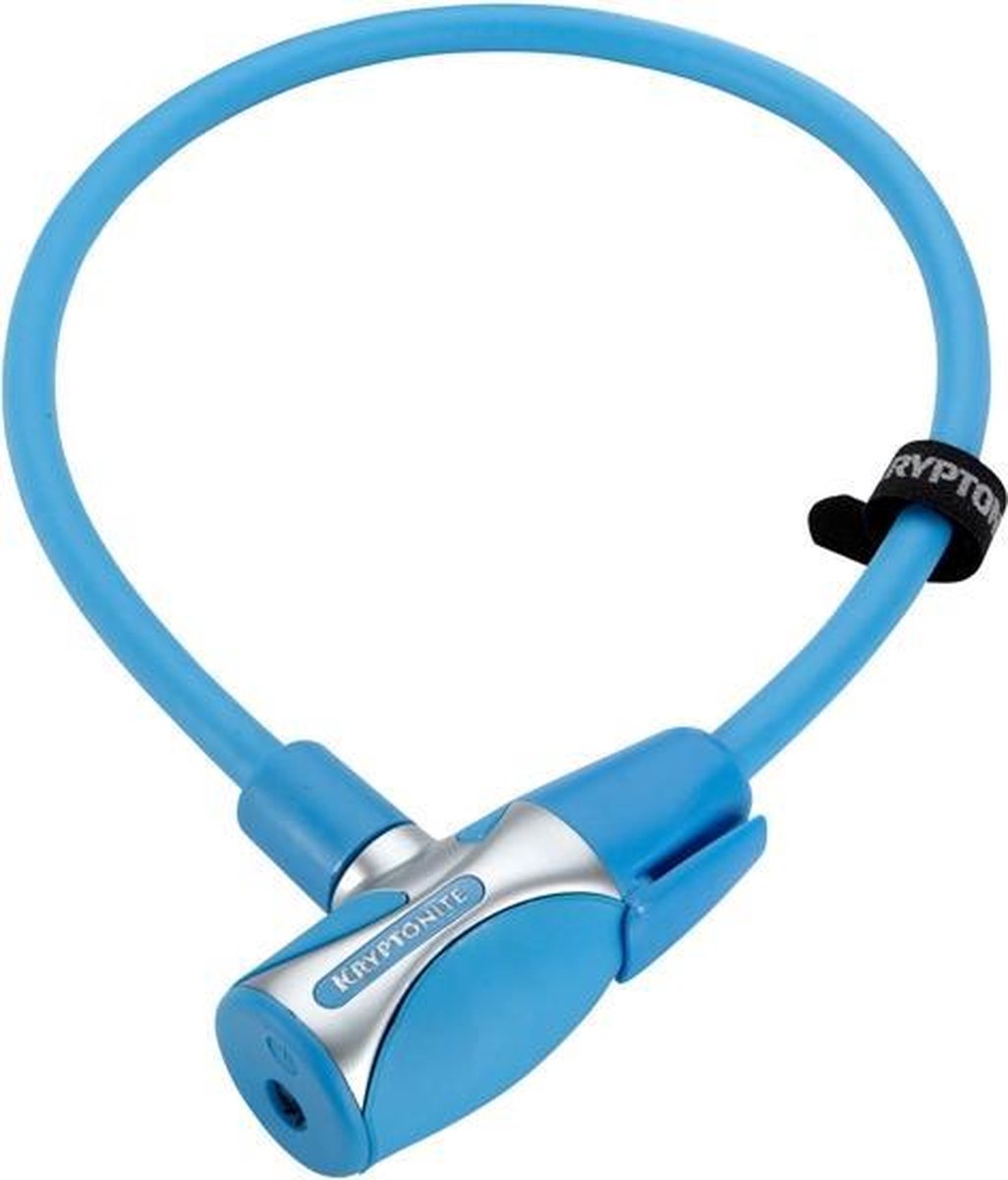 Sleutelslot Kryptoniet Kryptoflex 1265 12x650mm - Medium blue