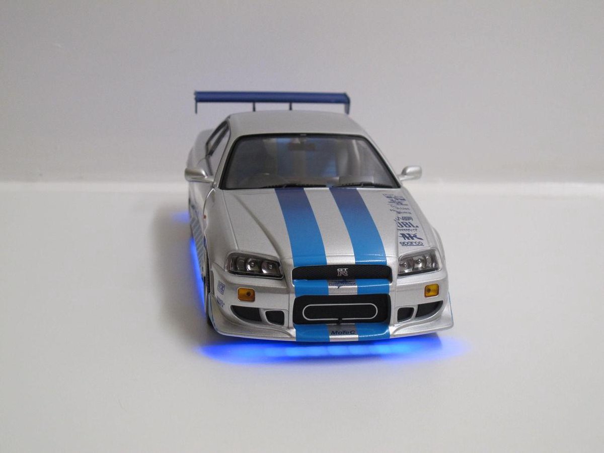Brian S Nissan Skyline Gt R R34 Jaar 1999 2 Fast 2 Furious 03 1 18 Bol Com