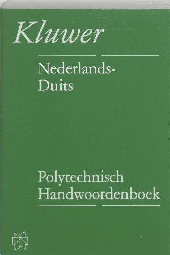 Cover van het boek 'Polytechnisch handwoordenboek / Nederlands-Duits / druk 2'