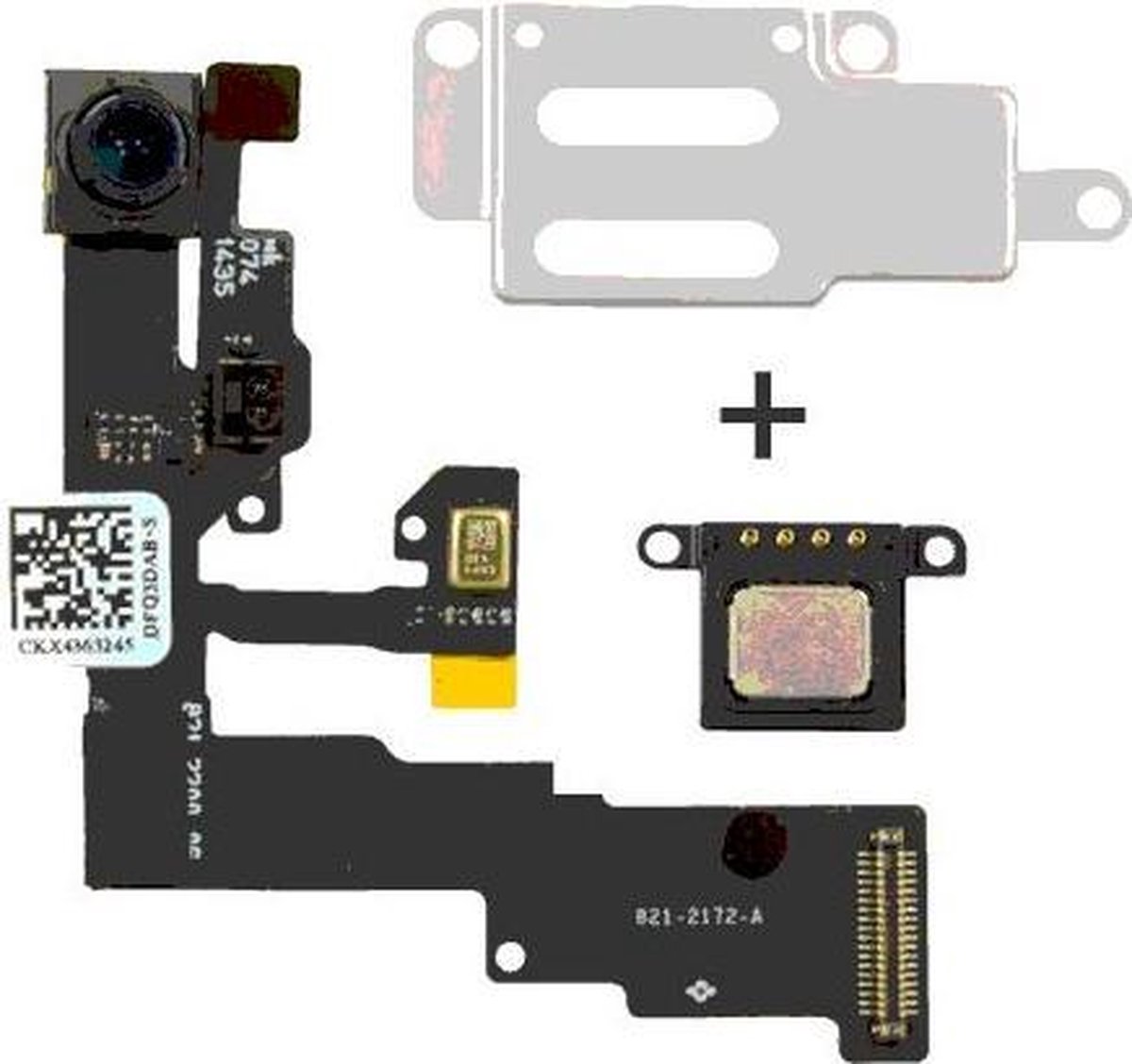 Geschikt voor de Iphone 6 frontcamera met proximity flex + speaker + bracket