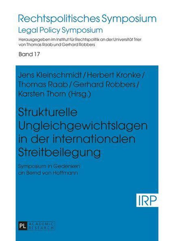 Rechtspolitisches Symposium 17 - Strukturelle Ungleichgewich ... - cover