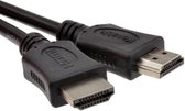Câble HDMI | TV 3D haute vitesse 1.4 | Câble avec Ethernet | Connecteur HDMI | 2 mètres | Noir