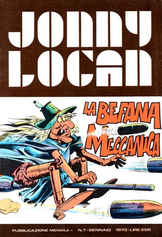 Jonny Logan 7 - Jonny Logan - La befana meccanica - cover