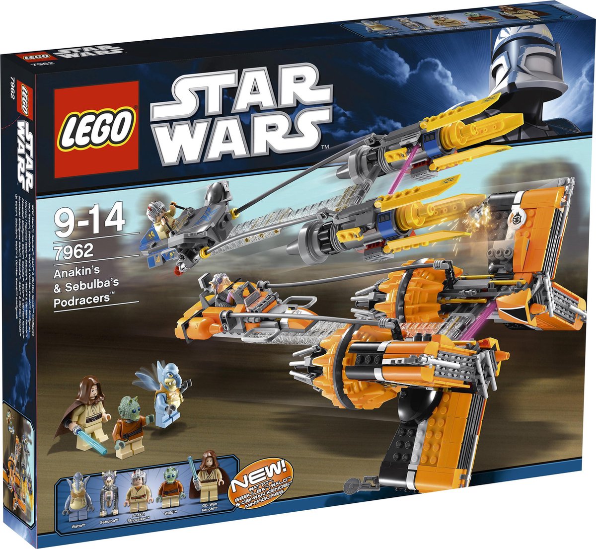 LEGO Star Wars Anakin's & Sebulba's Podracers - 7962