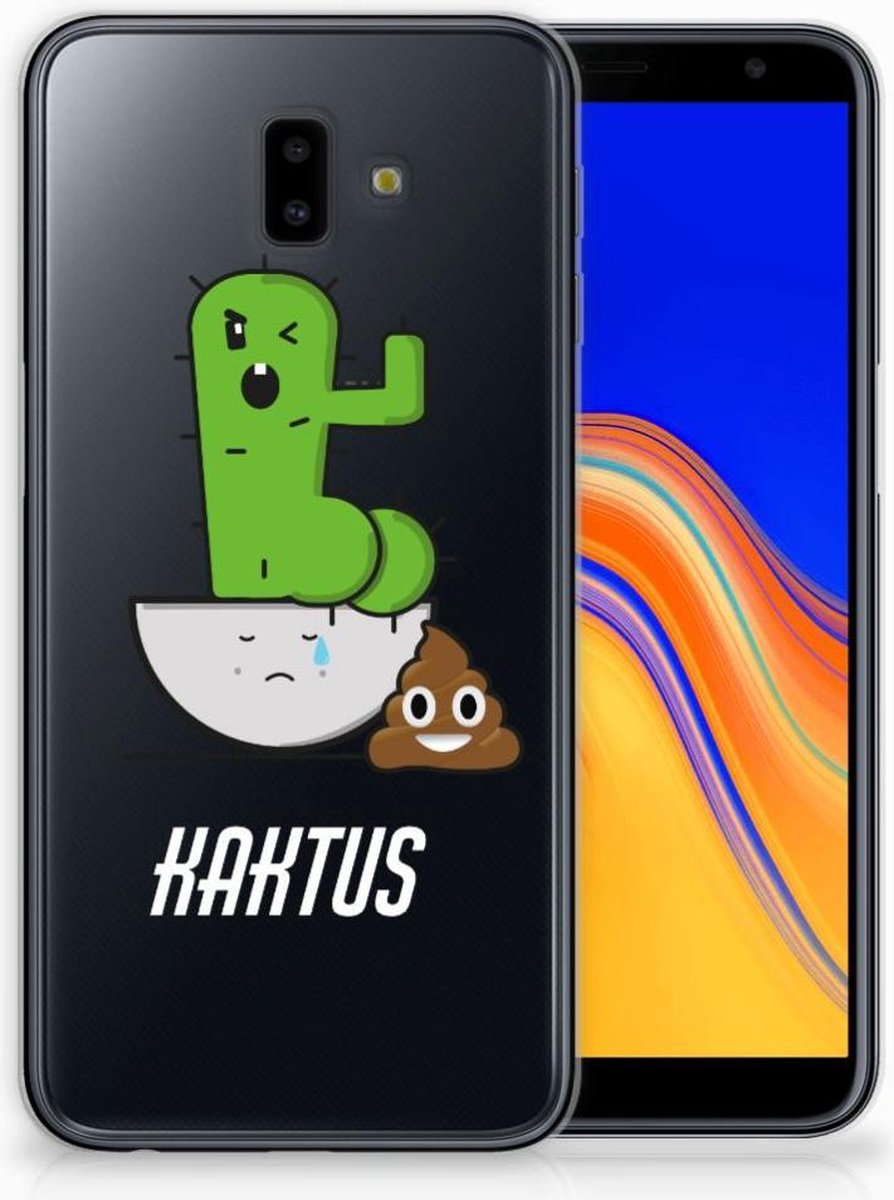 Samsung Galaxy J6 Plus (2018) Telefoonhoesje met Naam Cactus Poo