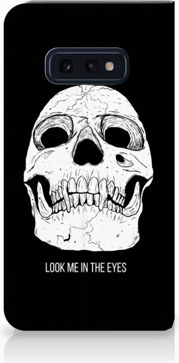 Mobiel BookCase Samsung Galaxy S10e Skull Eyes
