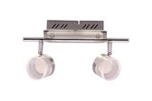 SUL LED opbouwverlichting Foco 2 lichts 30 cm | chrome