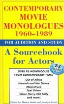 Contemporary Movie Monologues 1960-1989 for Audition And Study