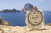 Mycha Ibiza – roundie – rond strandlaken – wild and free – zwart – 100% katoen – badstof