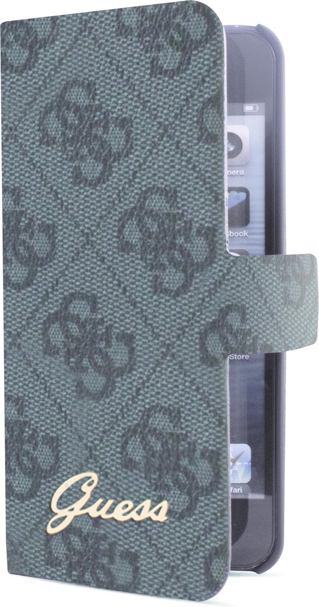 iPhone 6s Plus/6 Plus hoesje - Guess - Grijs - Kunstleer