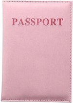 Paspoorthouder (Licht) roze leer - Paspoort Hoesje - Cover - Mapje