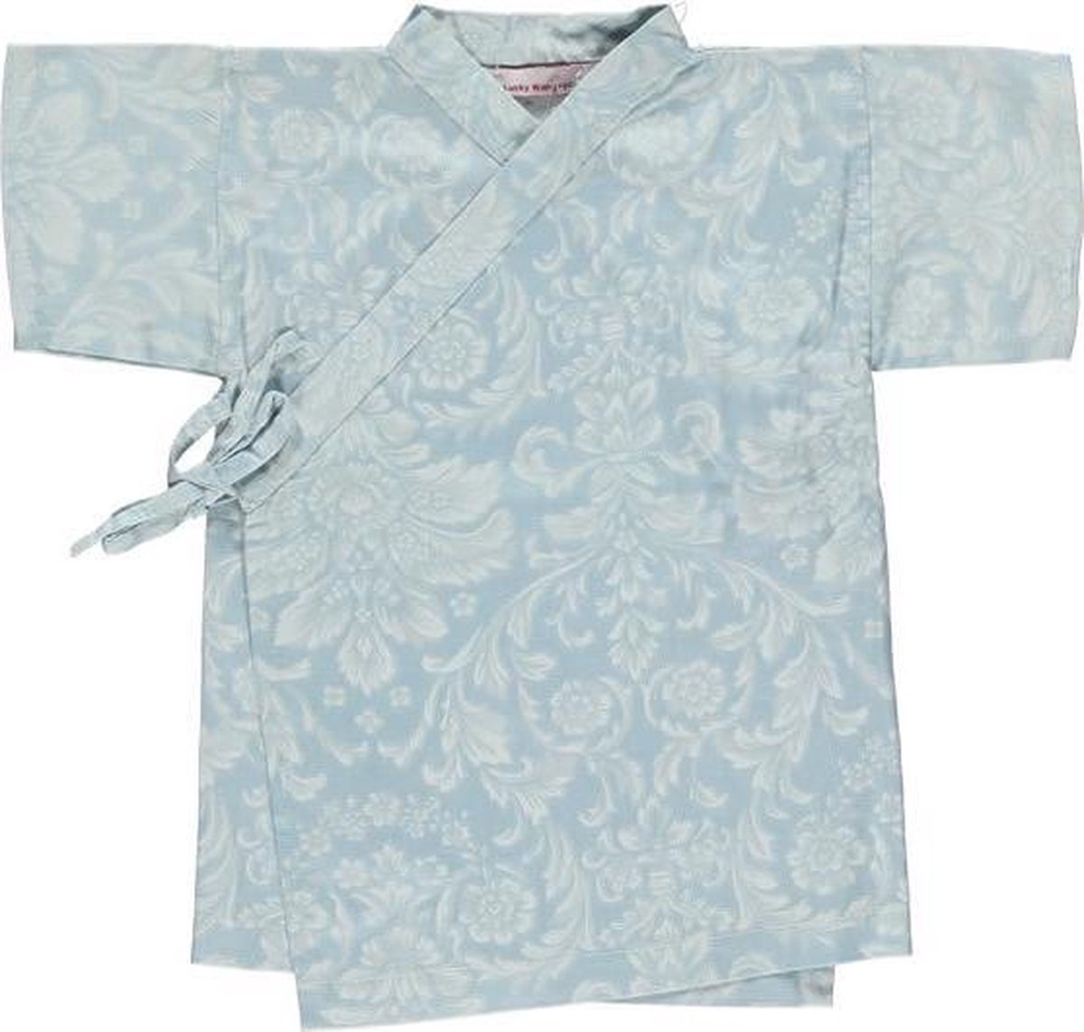 Lucky Wang NY Jongens Kimono Lichtblauw met witte figuren km - LW28 - Maat  80 | bol.com