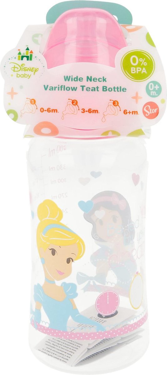 Little Princess - Prinsessen zuigfles - babyfles - 0% BPA -  355ML