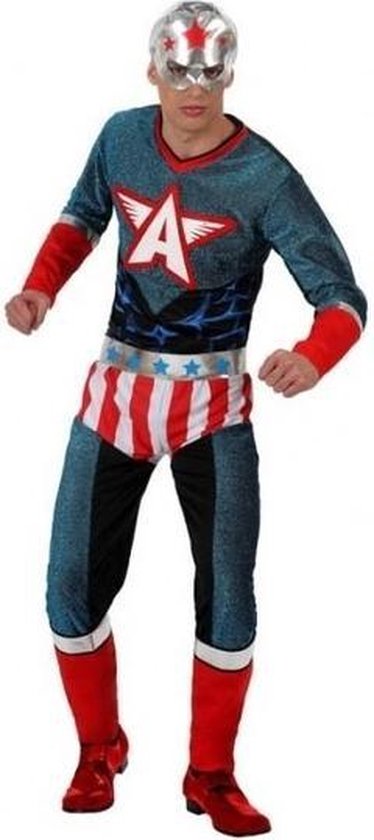 Voorlopige naam Praten ethisch Verkleed kostuum - Amerikaanse superhelden verkleed kostuum/pak voor heren  -... | bol.com