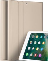 Housse pour iPad 2017 - Housse pour iPad 2018 - 9,7 pouces - Housse pour iPad 2018 - Housse pour iPad 2017 Etui de livre Or mat