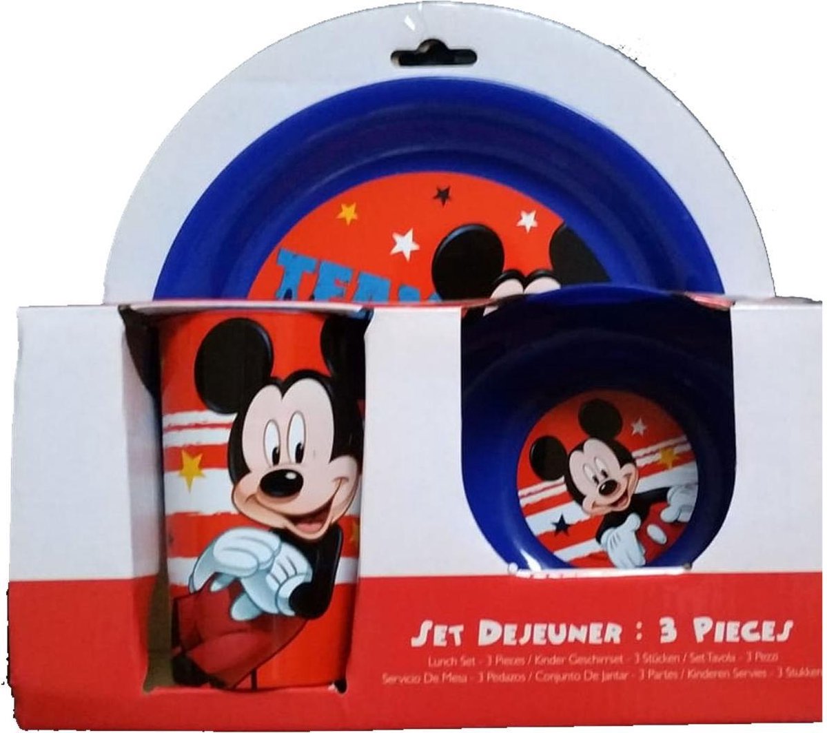 Ontbijt / lunch set Mickey Mouse - Disney – kwaliteit | Babygold ®