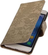 Huawei Honor Y6 - Lace Goud Booktype Wallet Hoesje