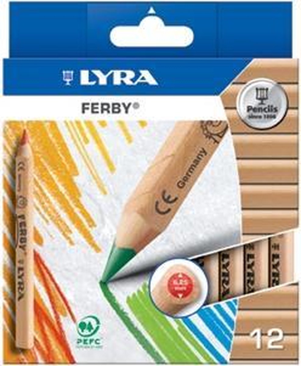 Lyra Super Ferby kleurpotloden 12 stuks