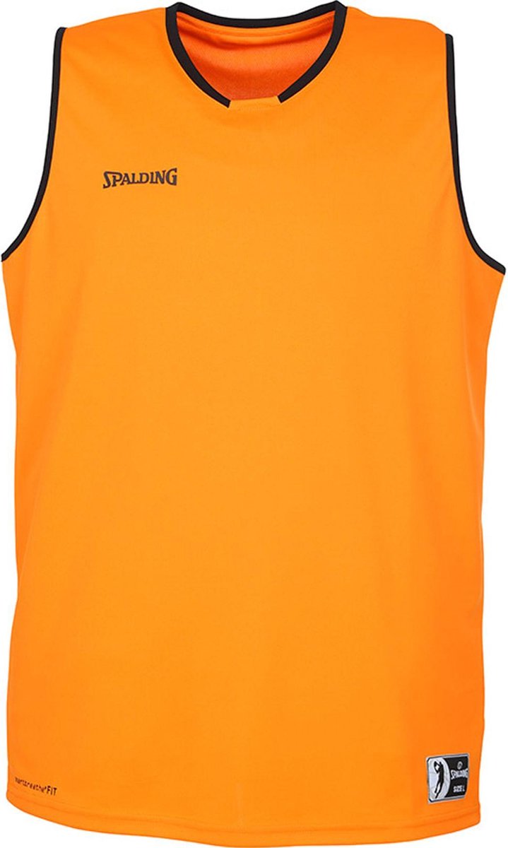 Spalding Move Tanktop kinderen Basketbalshirt - Maat 152 - Unisex - oranje/zwart