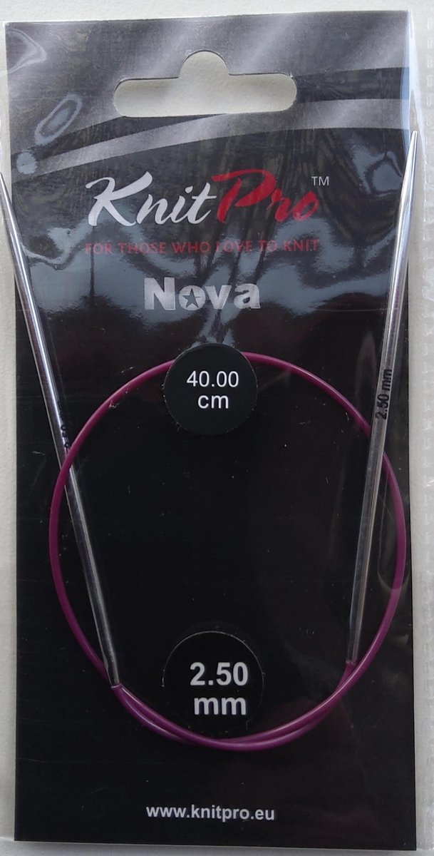 Knitpro Nova rondbreinaald 2,5 en 40cm